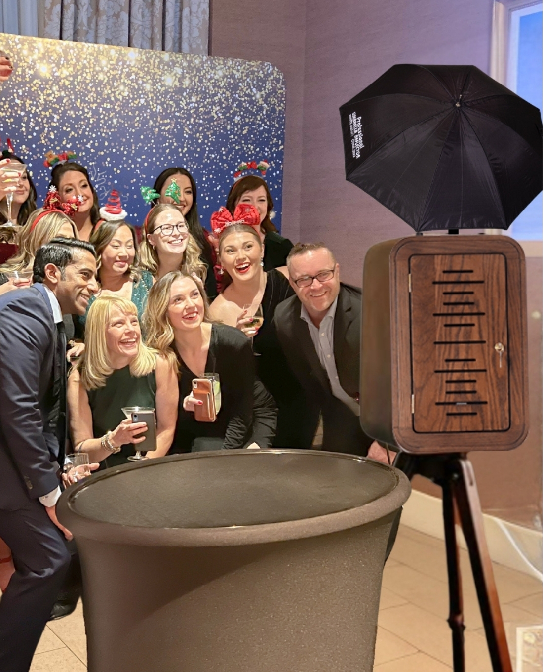 Christmas Themed 360 Booth Female Users
