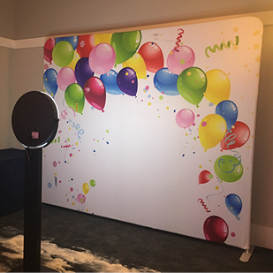 GIF Booth Birthday Backdrop