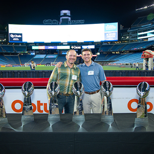 Staged Gillette Pose For Roaming Photographer