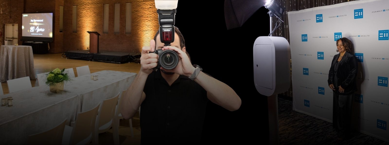 Corporate photo booth and brand activation event