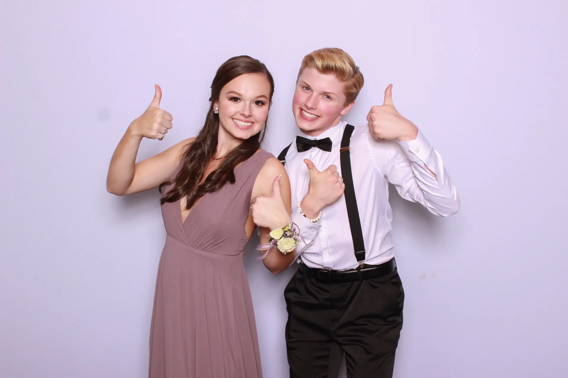 Mitzvah guests at photo booth