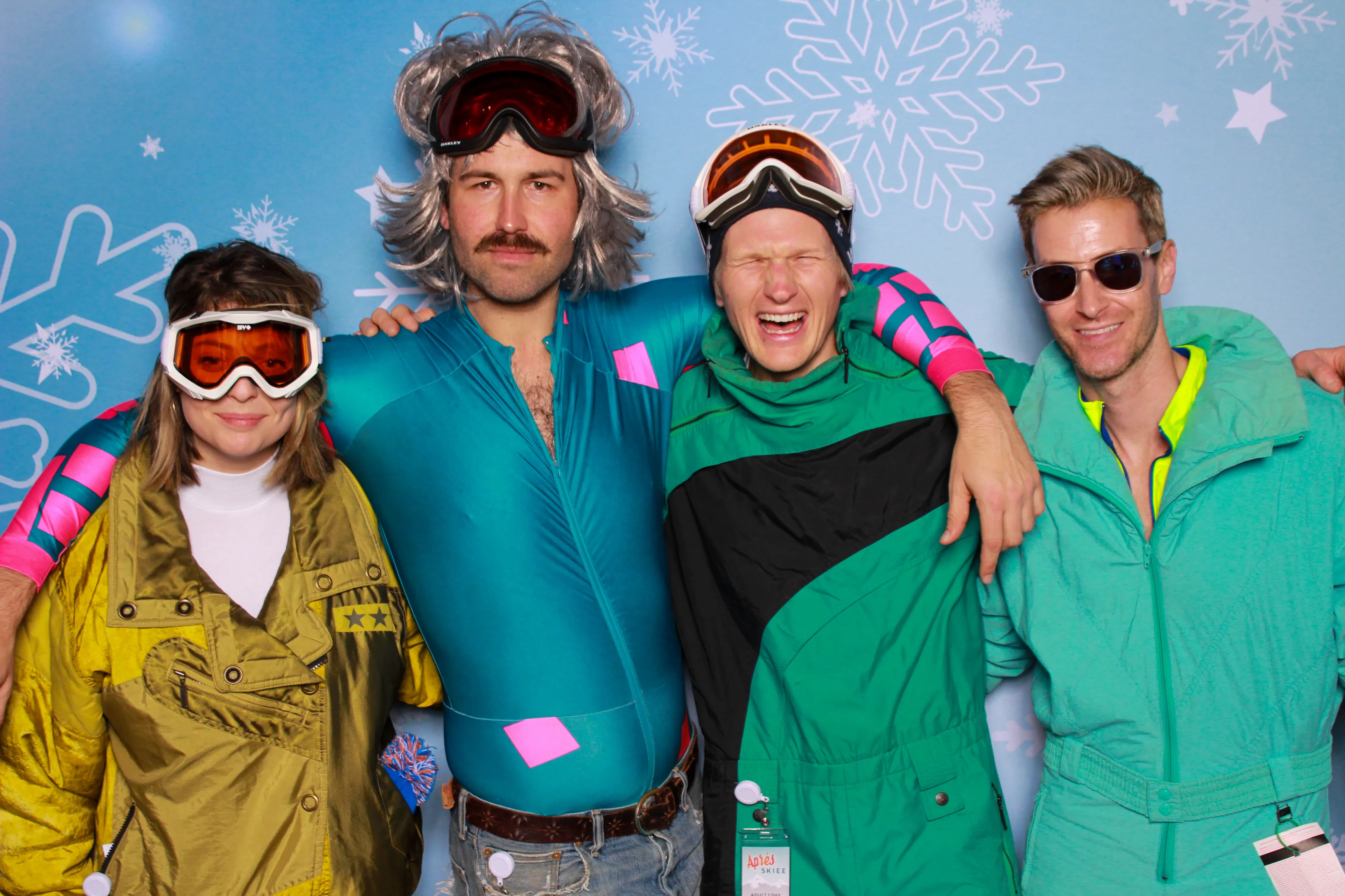 Group photo at party event