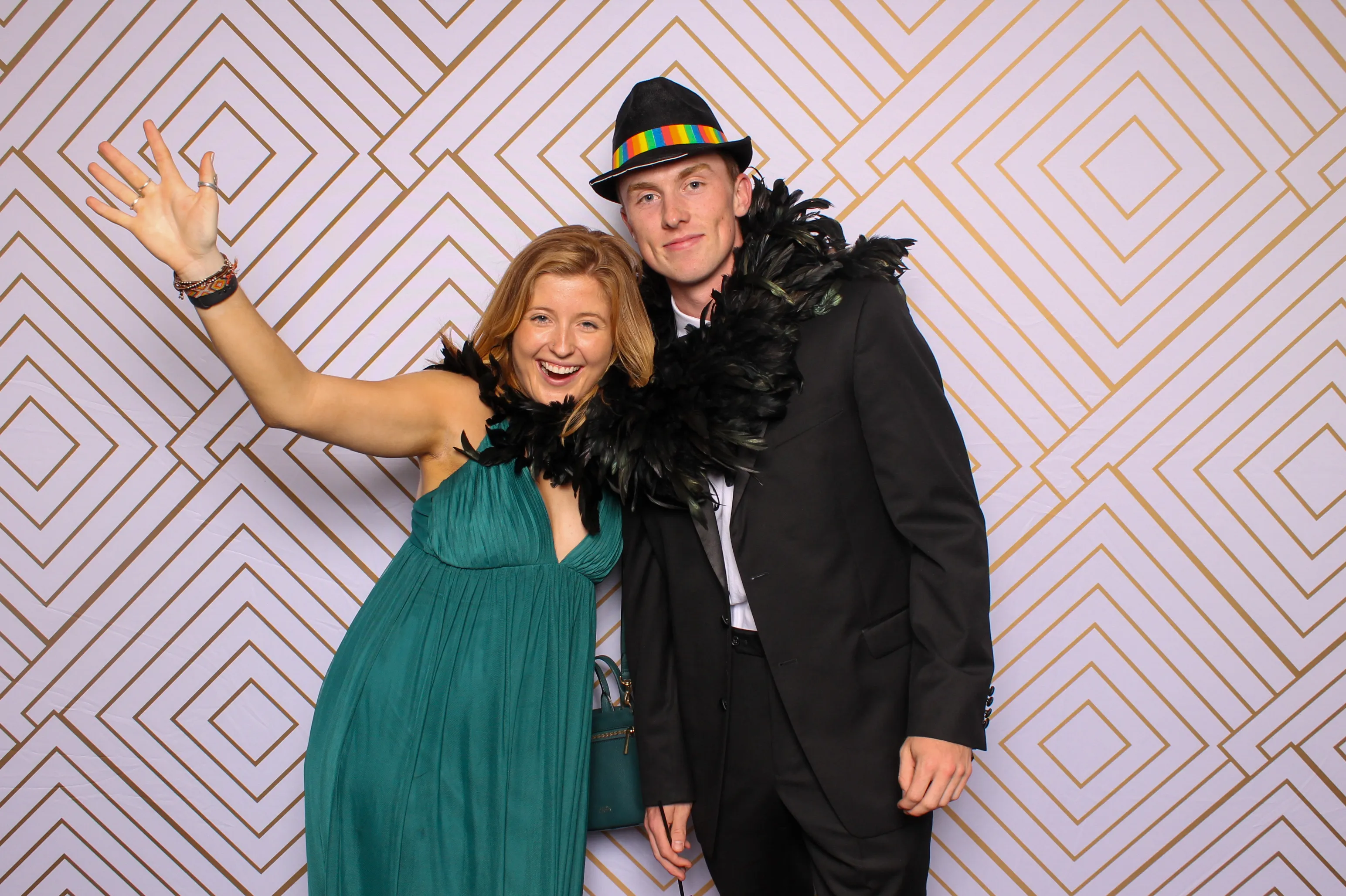 Birthday party photo booth photo