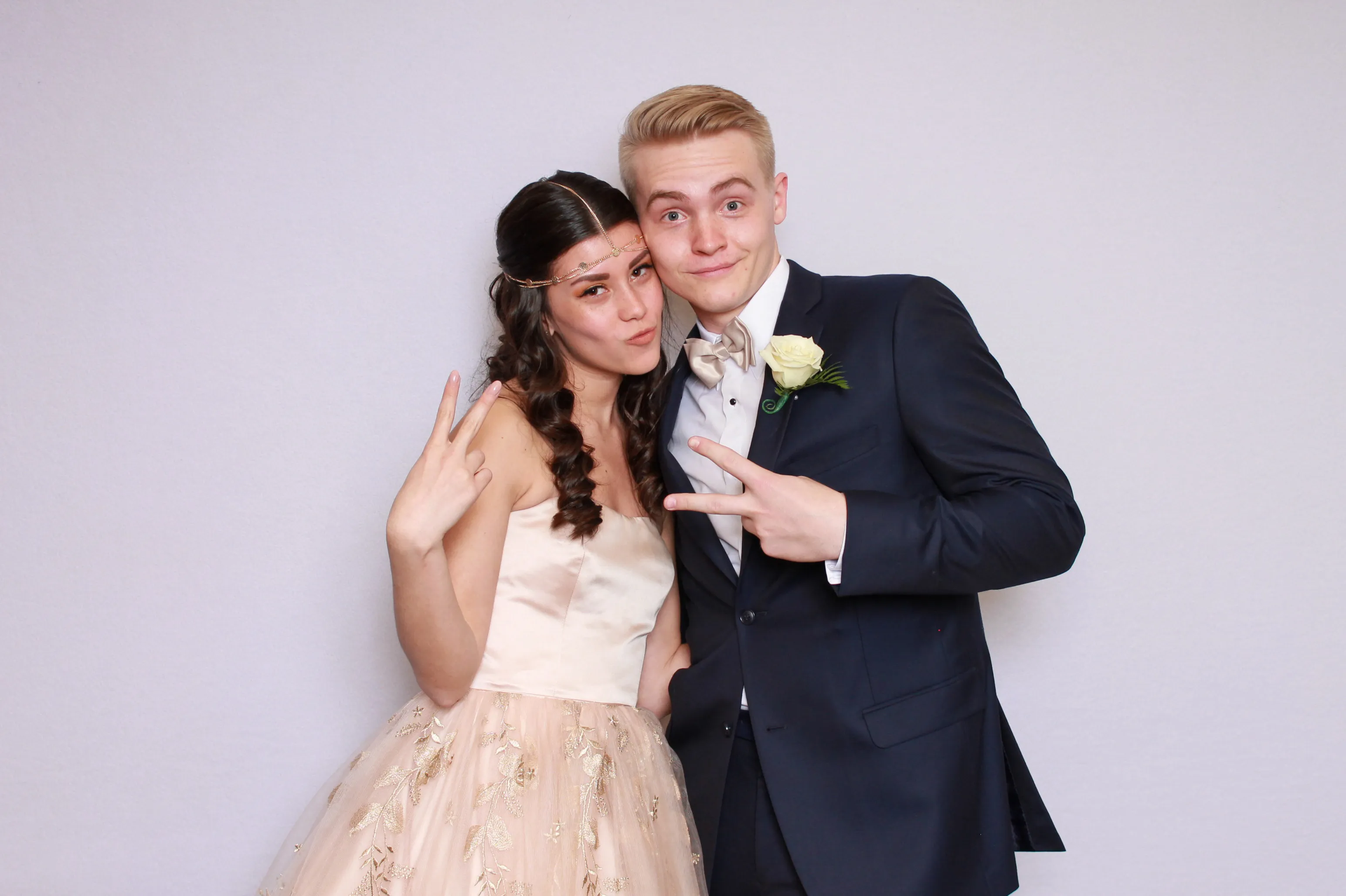 School event photo booth photo