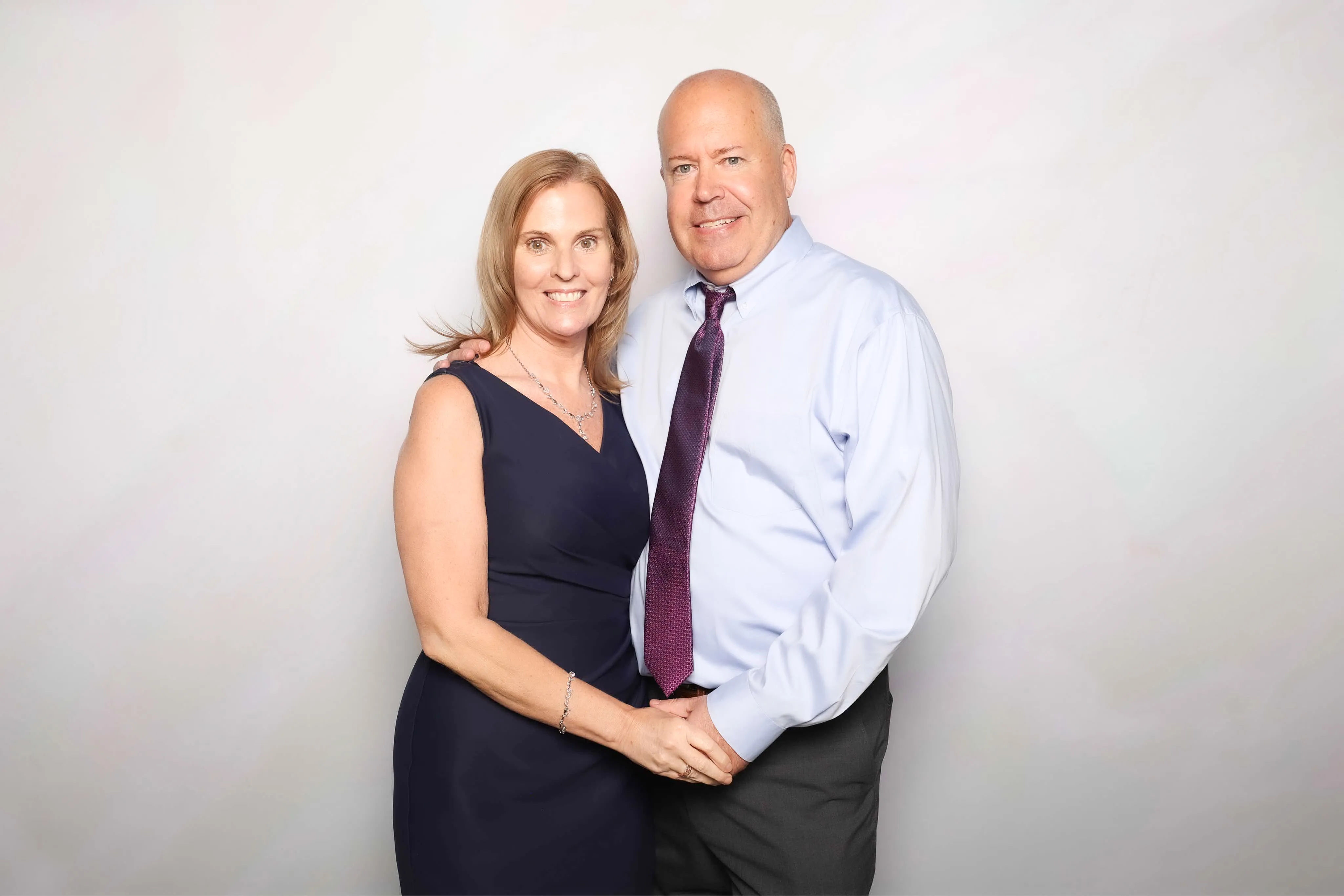 Students celebrating at school photo booth