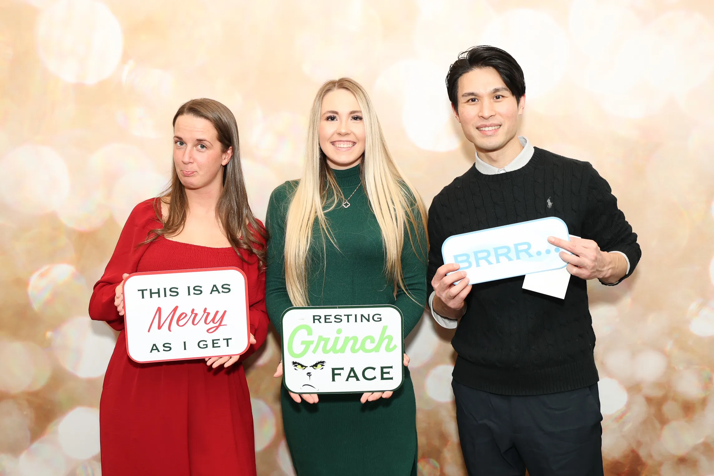 Birthday celebration at photo booth