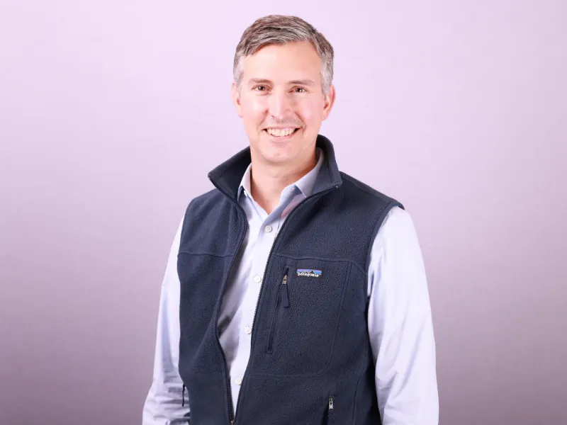 High resolution corporate headshot for company team page