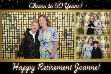 School masquerade custom logo for photobooth photo strip