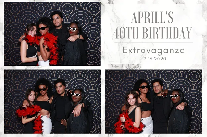 Grid 3 photo booth print layout sample