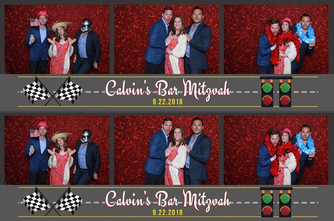 Horizontal Strip 3 photo booth print layout sample