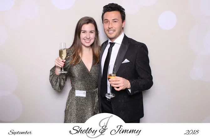 Single Pic photo booth print layout sample