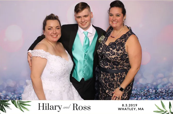 Single Pic photo booth print layout sample