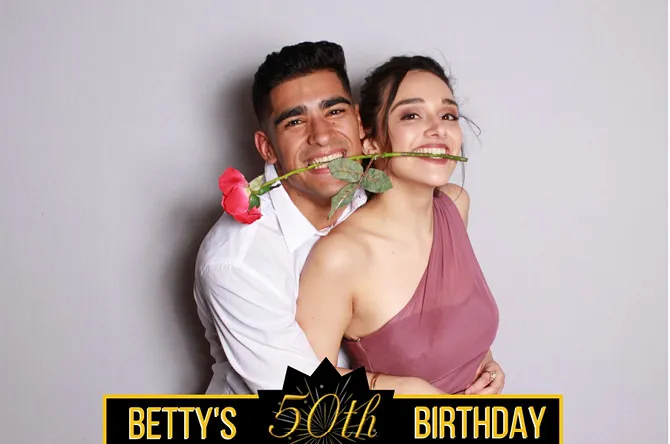 Single Pic photo booth print layout sample