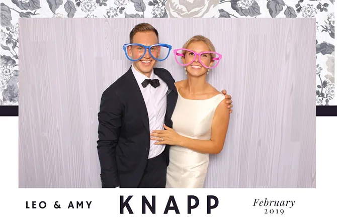 Single — Framed photo booth print layout sample