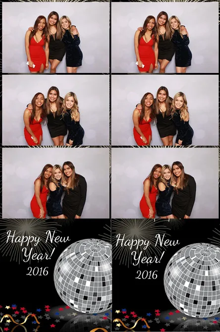 Strip 3 photo booth print layout sample