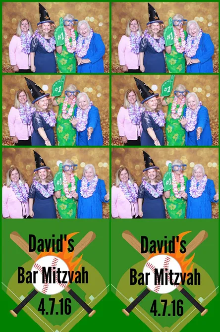 Strip 3 photo booth print layout sample