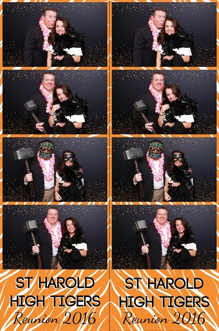 Strip 4 photo booth print layout sample