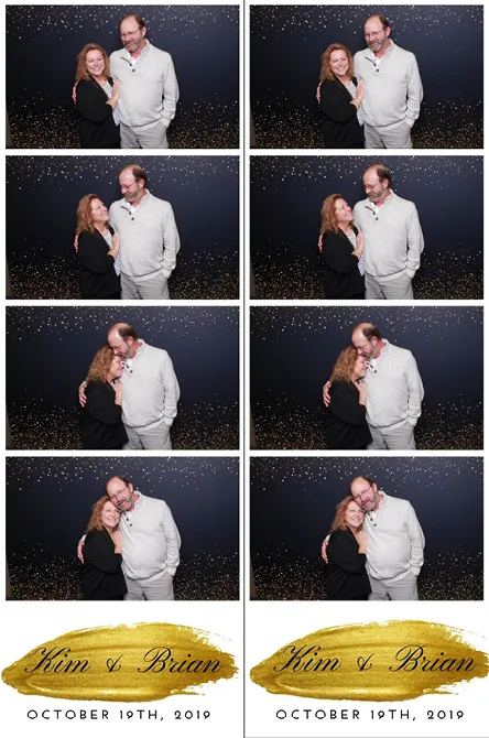 Strip 4 photo booth print layout sample