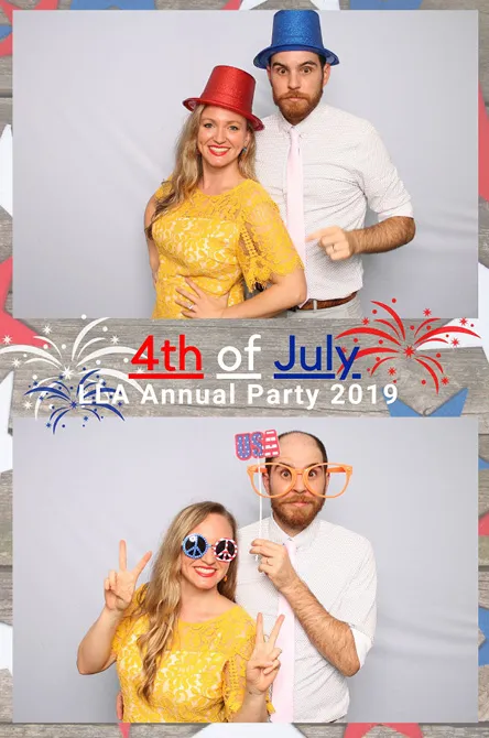 Vertical 2 photo booth print layout sample