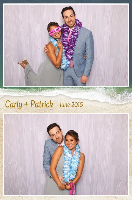 Vertical 2 photo booth print layout sample