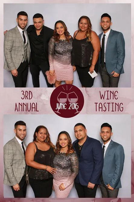 Vertical 2 photo booth print layout sample