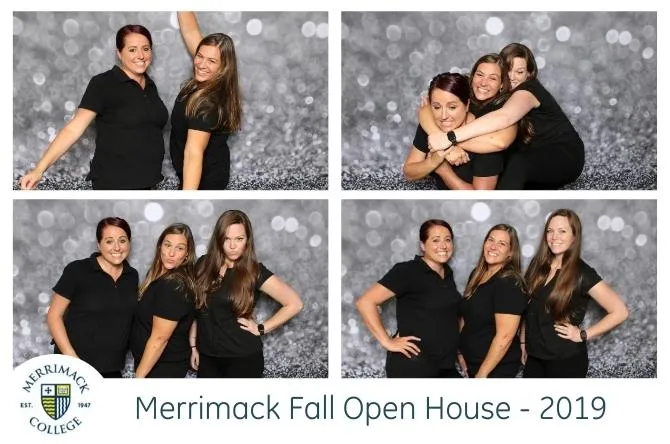 Grid 4 Bottom photo booth print layout sample