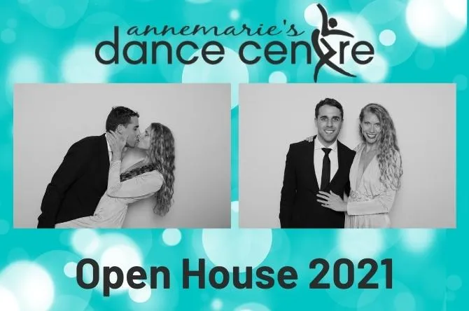 Horizontal 2 photo booth print layout sample