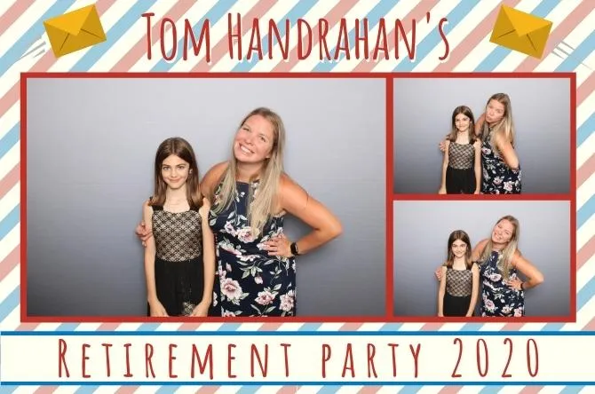 Horizontal 3 photo booth print layout sample