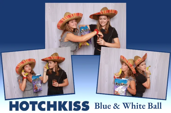 Horizontal 3 Slant photo booth print layout sample