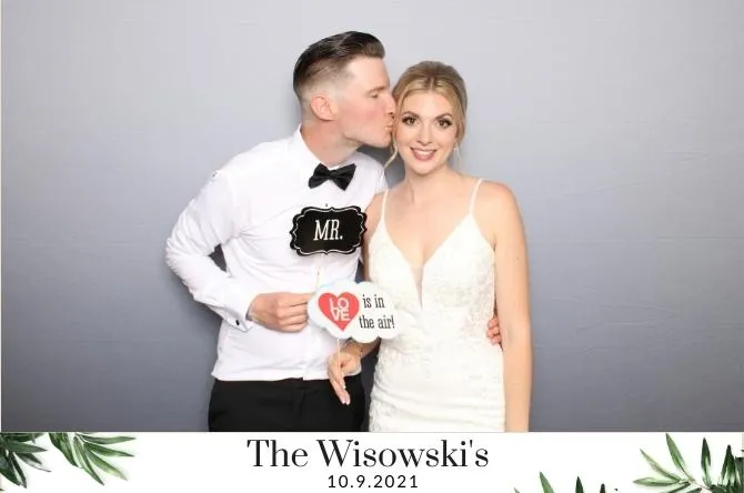 Single Pic photo booth print layout sample