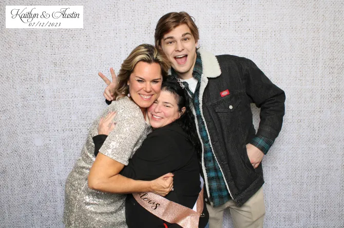 Single Pic photo booth print layout sample