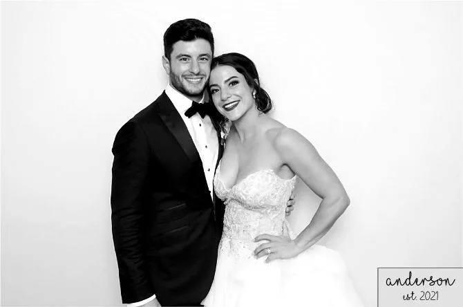 Single Pic photo booth print layout sample