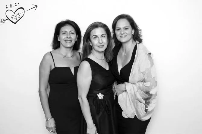 Single Pic photo booth print layout sample