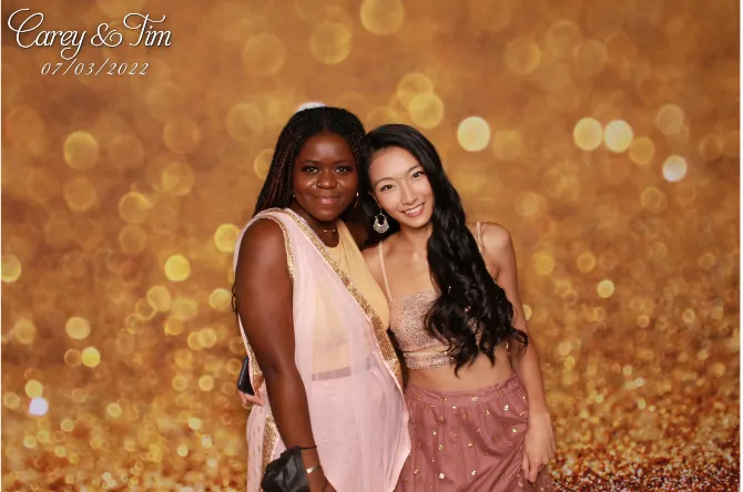 Single Pic photo booth print layout sample