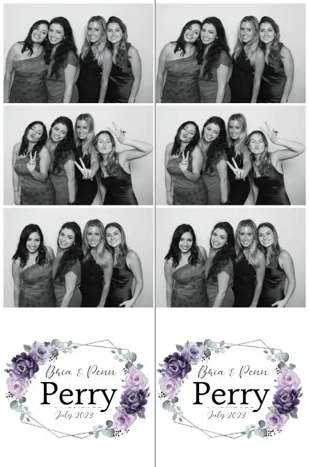 Strip 3 photo booth print layout sample