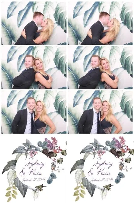 Strip 3 photo booth print layout sample