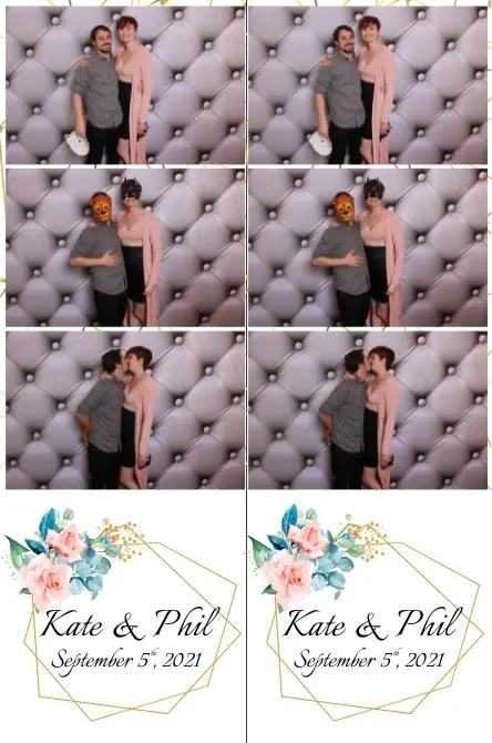 Strip 3 photo booth print layout sample