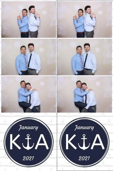 Strip 3 photo booth print layout sample