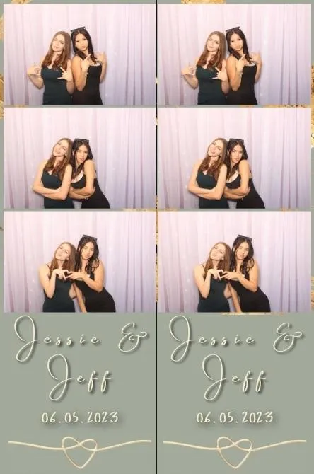 Strip 3 photo booth print layout sample