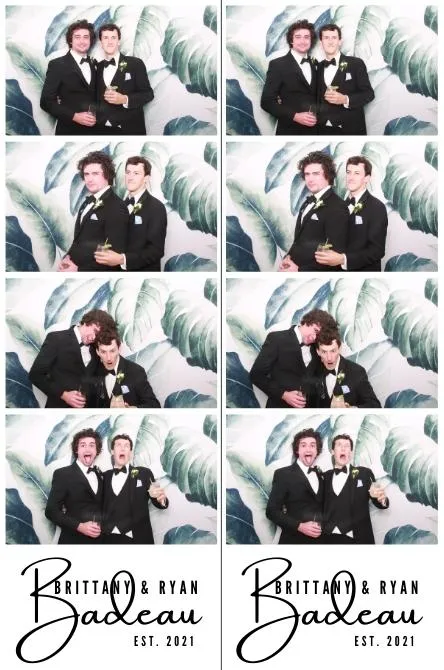 Strip 4 photo booth print layout sample