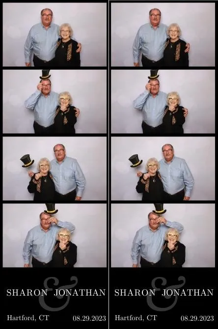 Strip 4 photo booth print layout sample