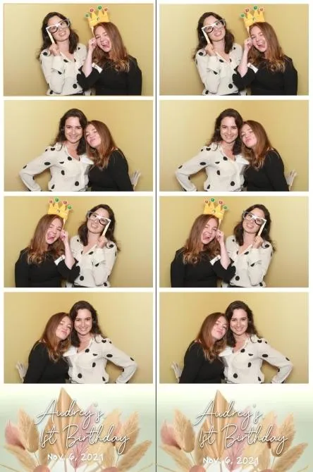 Strip 4 photo booth print layout sample