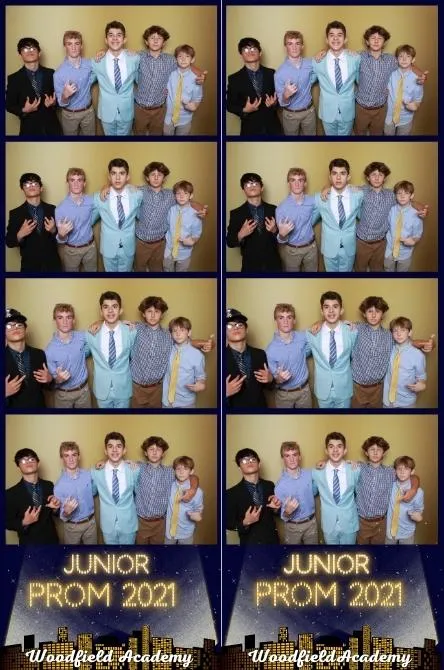 Strip 4 photo booth print layout sample