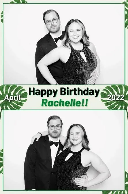 Vertical 2 photo booth print layout sample