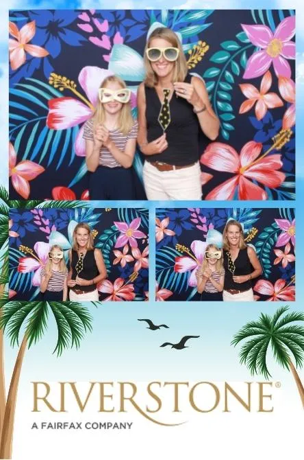 Vertical 3 photo booth print layout sample