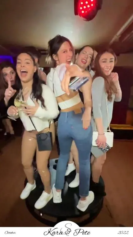 360 Video photo booth print layout sample