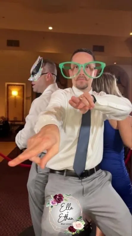 360 Video photo booth print layout sample