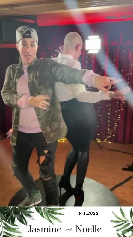 360 Video photo booth print layout sample