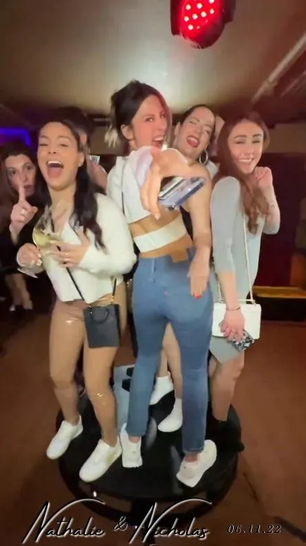 360 Video photo booth print layout sample