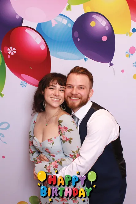 Single Vertical photo booth print layout sample